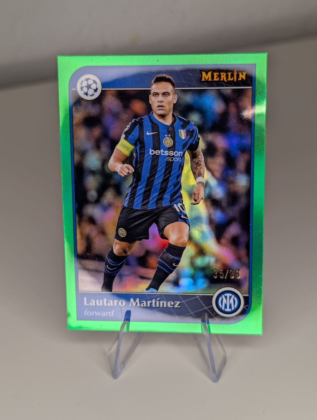 Topps Carte collezionabili: Lautaro Martinez 35/99 Inter Mailand Topps Merlin – Nuovo (secondo la descrizione) da Hunzenschwil venduto da BRPCards