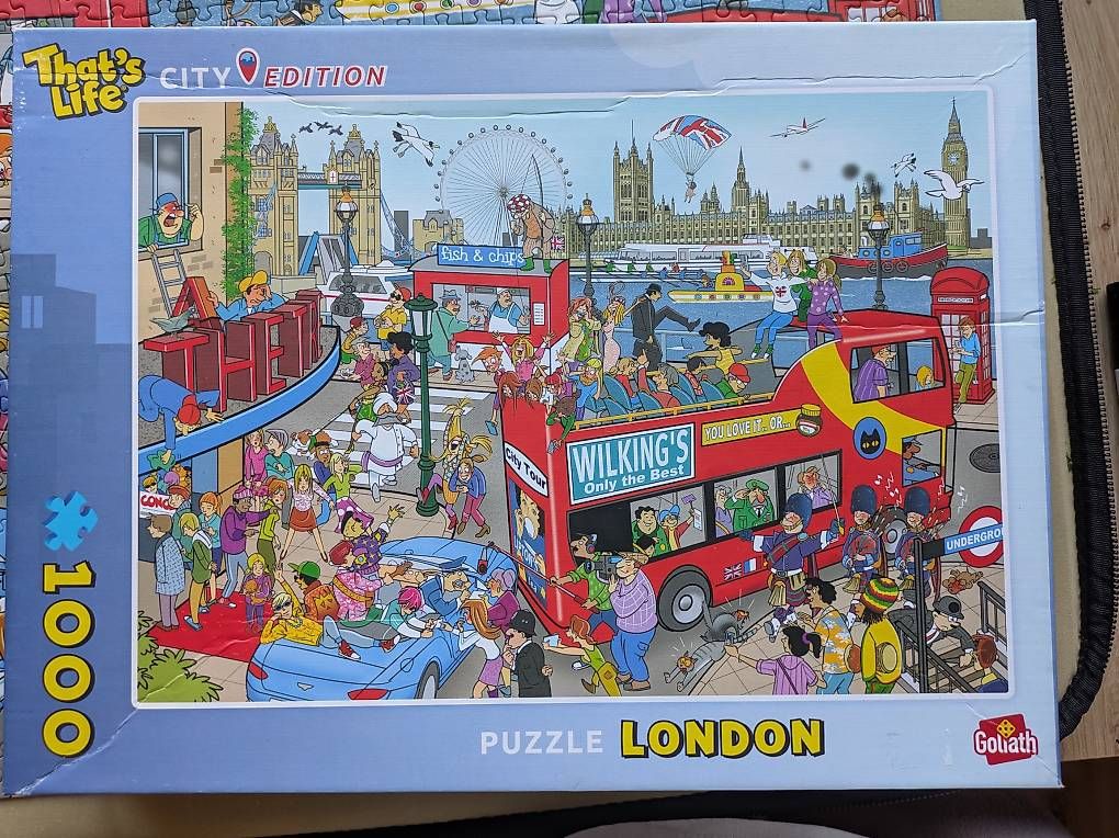 Puzzle: London-Puzzle 1000 Teile – Usato da Winterthur venduto da janamarieneipp