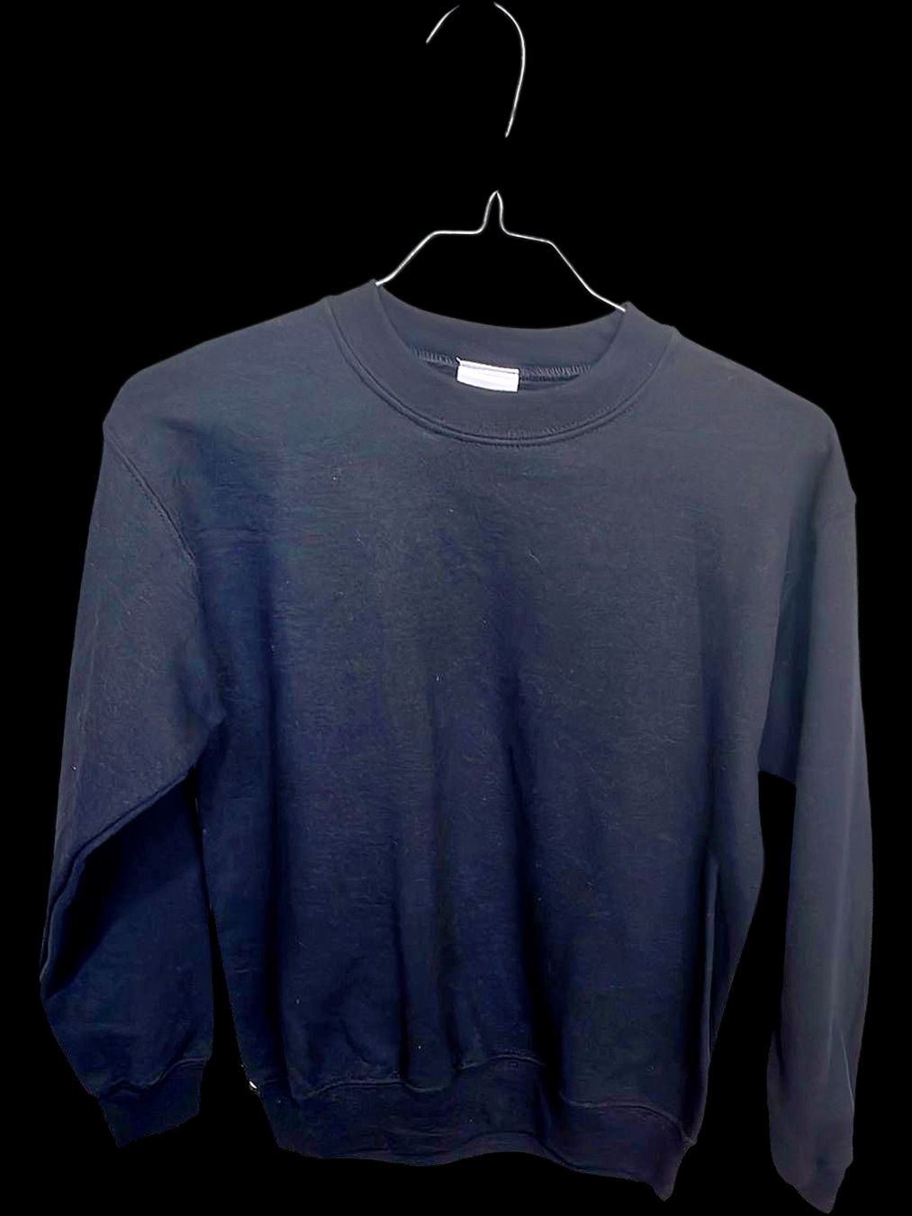 T-Shirts: Schwarzes Baumwolle/Polyester Rundhals-Sweatshirt - Größe S – Gebraucht aus Zug von vinokilo 1