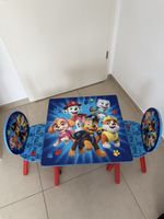 Kindertisch mit Stühlen Paw Patrol blau-rot
