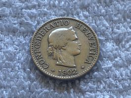 5 centimes/rappen 1902