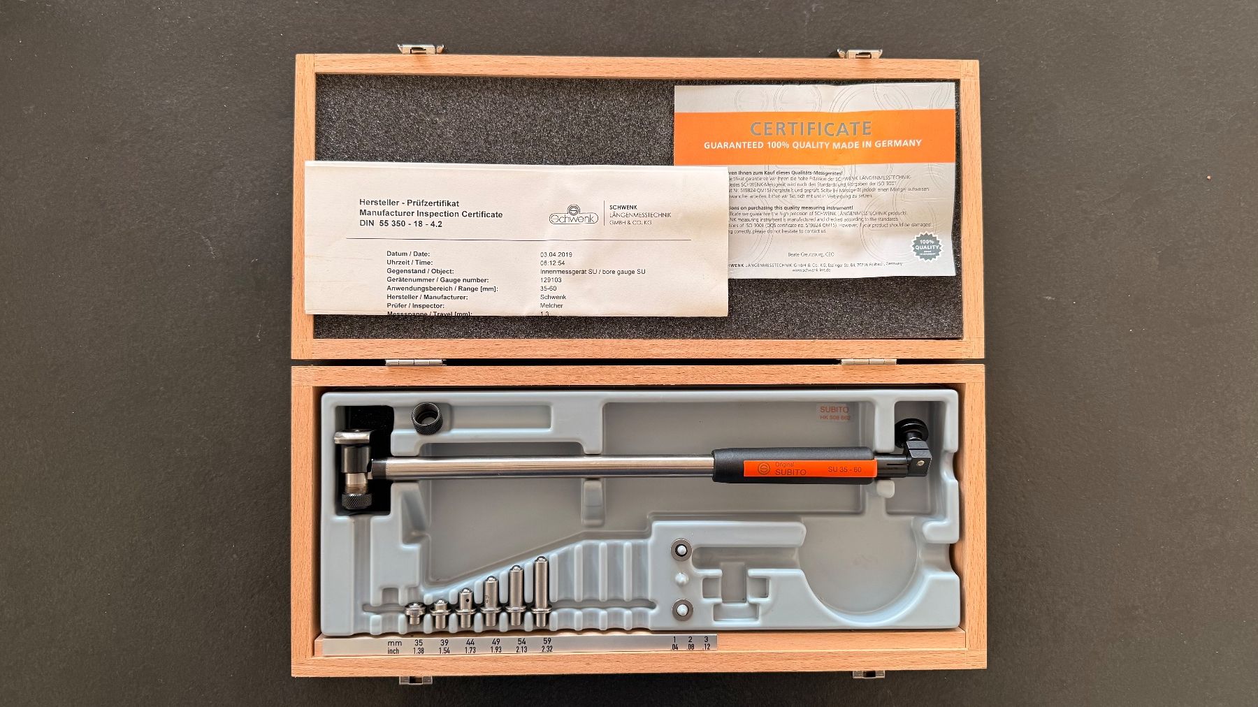 Mesurer: Innenmessgeräte SUBITO SU 35-60 – Neuf (Voir description) à Balsthal par swiss-techwerk