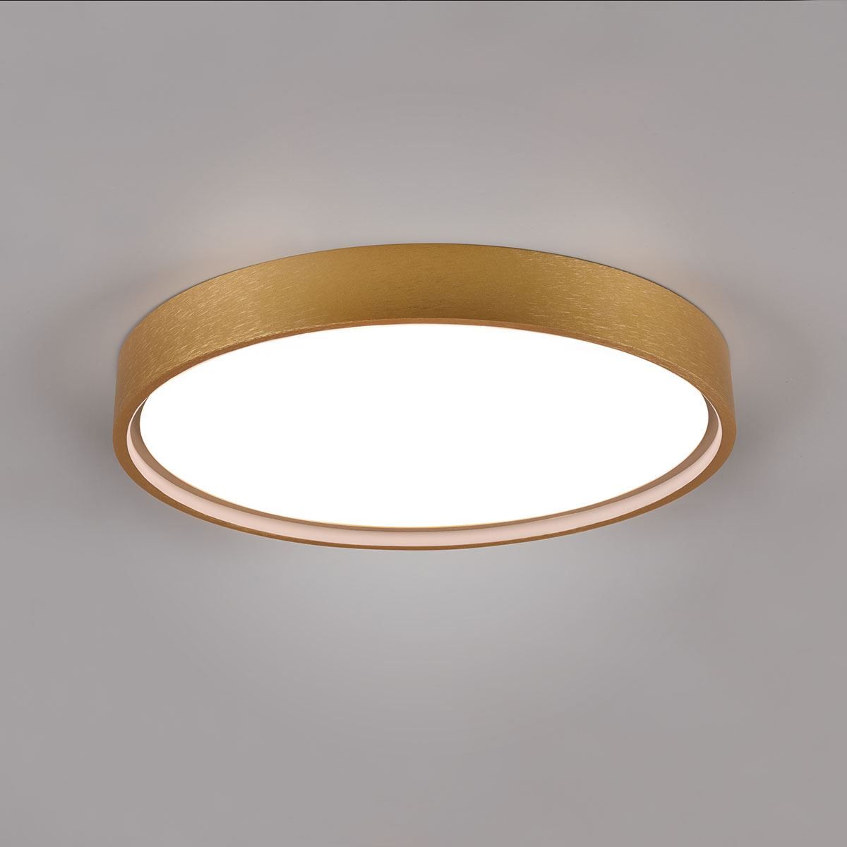 Lampadari & plafoniere: LED Deckenleuchte, Messing, 45 cm Ø – Nuovo (secondo la descrizione) da Kreuzlingen venduto da Smart-Light