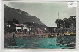 Montreux  Plage - coloriert