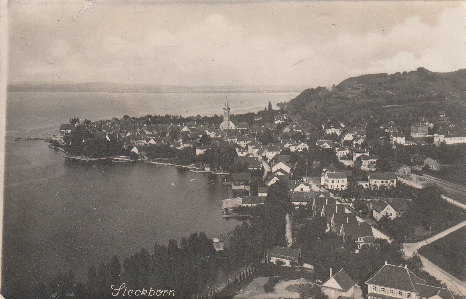 Ansichtskarten: Steckborn-Karte gelaufen 1925 – Gebraucht aus uttwil von Koehlerfred