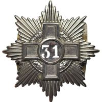 Schweiz Waffengattungsabzeichen Ord. 1883, Dragoner 31