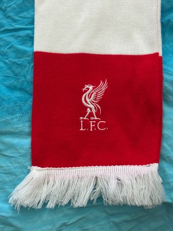 Liverpool Fanschal, neuwertig, rot/weiss – für richtige Fans