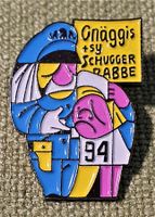 P167 - Pin Basel Polizei / Gnäggis + sy Schugger Babbe 1994