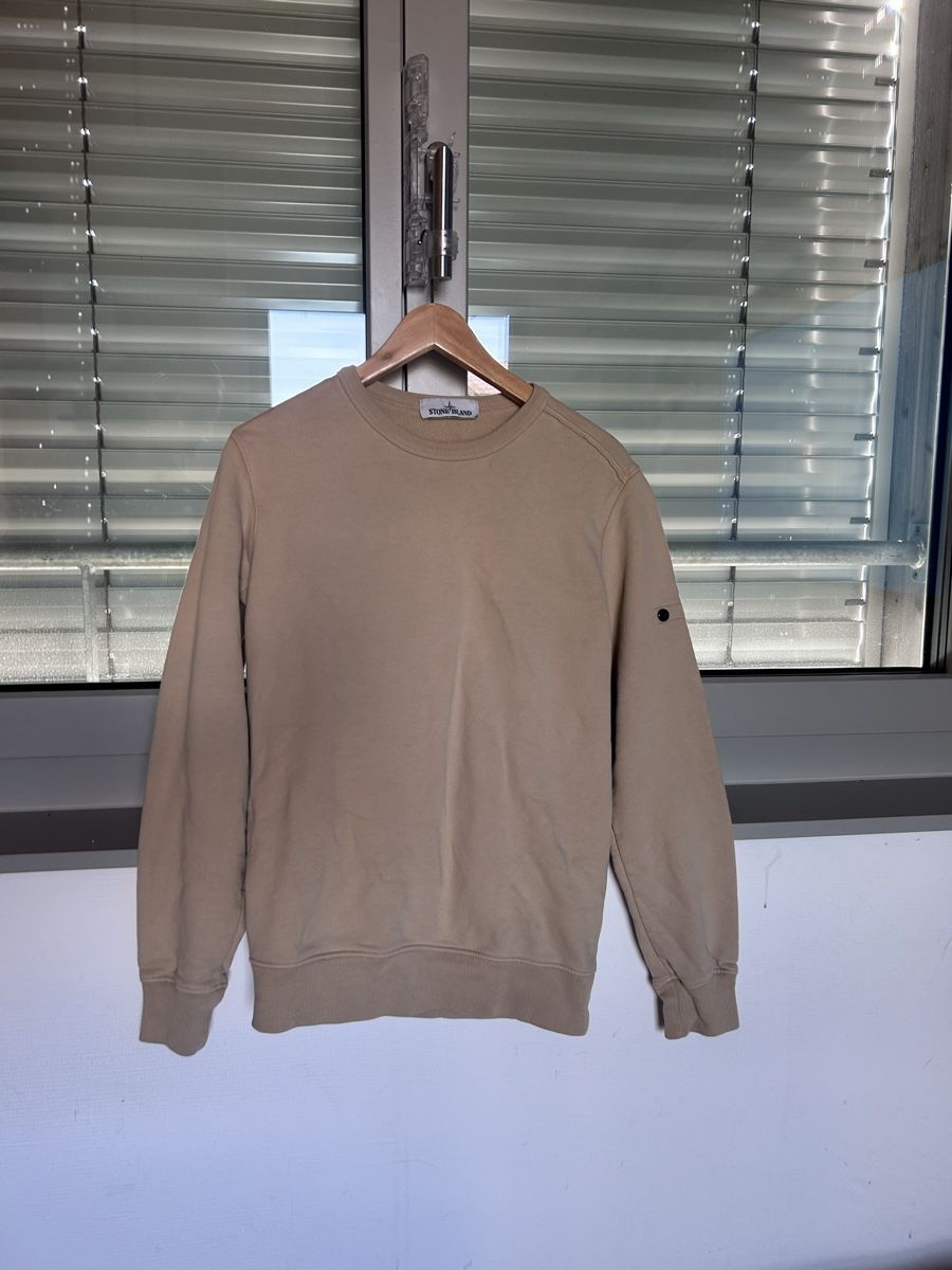 Stone Island Maglioni & Felpe: Stone Island Sweatshirt beige, Grösse S, mit Patch – Usato da Basel venduto da jahrabarr