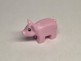 LEGO 1410pb01 Bright Pink Piglet with Black Eyes
