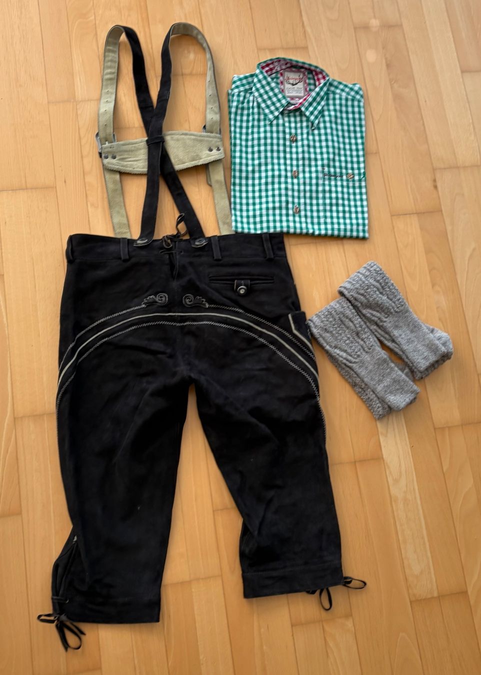 Pantaloni: Trachtenlederhose Set, Grösse 50 – Usato da Bottmingen venduto da bitra 1