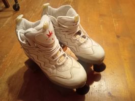 Weisse Starway Rollschuhe Gr. 40 Retro Vintage