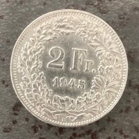 2 Schweizer Franken von 1945 (Silber)