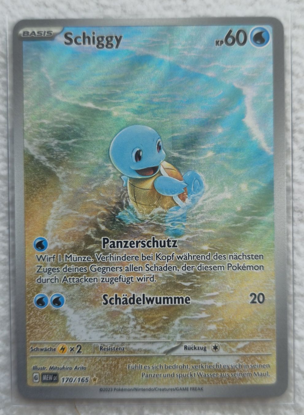 Pokémon Cartes à collectionner: Schiggy - 170/165 DE – D'occasion à Zürich par Enver90