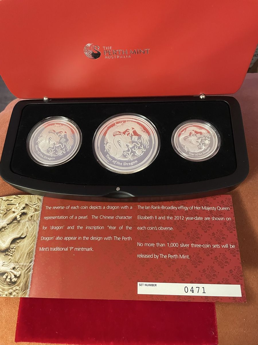 Alle Münzen: Lunar2 Drache 2012 3,5oz – Neu und originalverpackt aus Obergösgen von Camaro_zl1 1