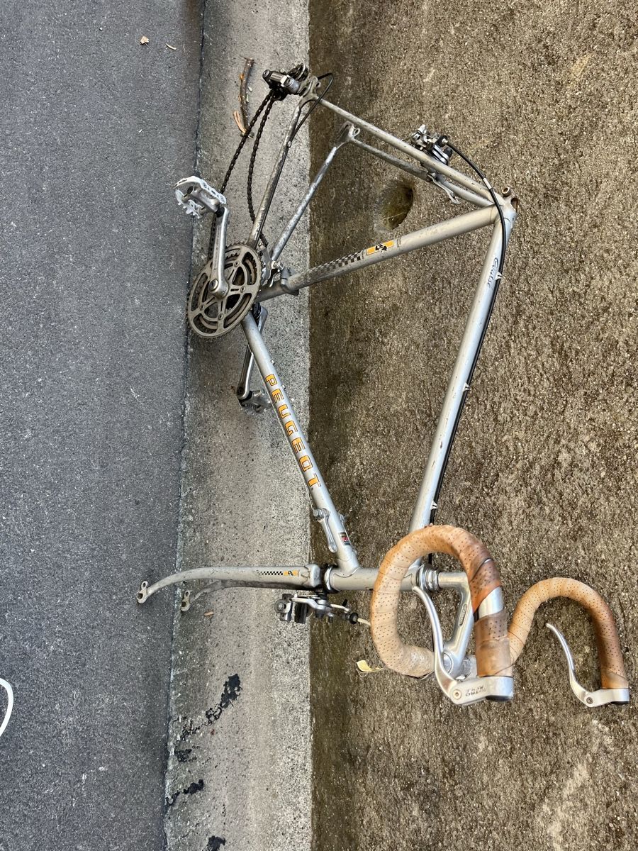 Peugeot Biciclette: Fahrradrahmen Peugeot 103 silber. – Usato da Bern venduto da rah_2lyz 2