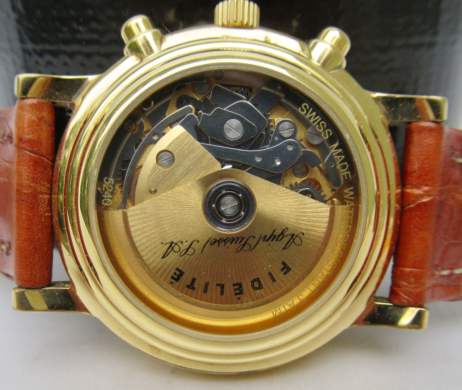 Orologi: Uhr Agip Automatic Vergoldet – Usato da Bern venduto da Colligentes 3