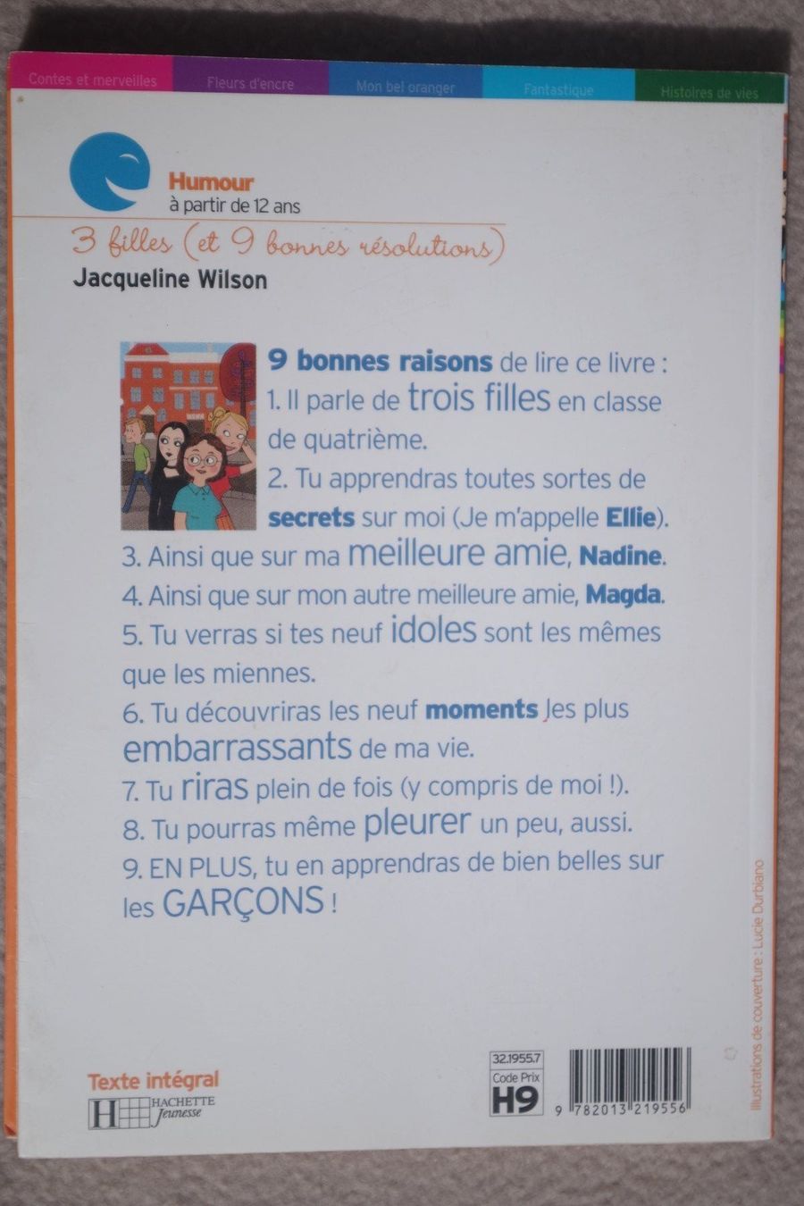 Libri: 3 filles (et 9 bonnes résolutions) – Usato da Fully venduto da Minouchka 1