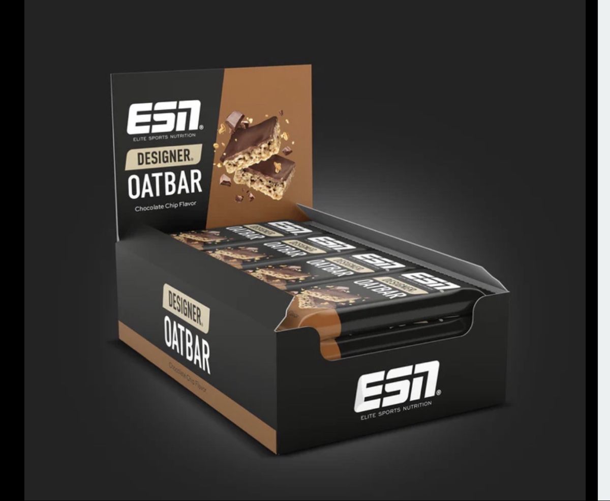 Esn Lebensmittel & Spezialitäten: ESN Designer Oat Bar Chocolate Chip 12 Stk – Neu und originalverpackt aus Wiler b. Seedorf von Suenneli1980