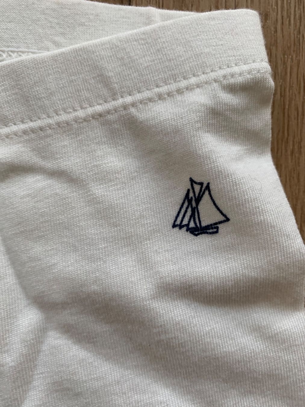 Petit Bateau Pantaloni: Legging pantacourt blanc petit bateau – Nuovo (secondo la descrizione) da Genève venduto da rez_c6c6 2
