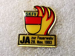 Ansteckpin 87: JA zur Feuerwehr