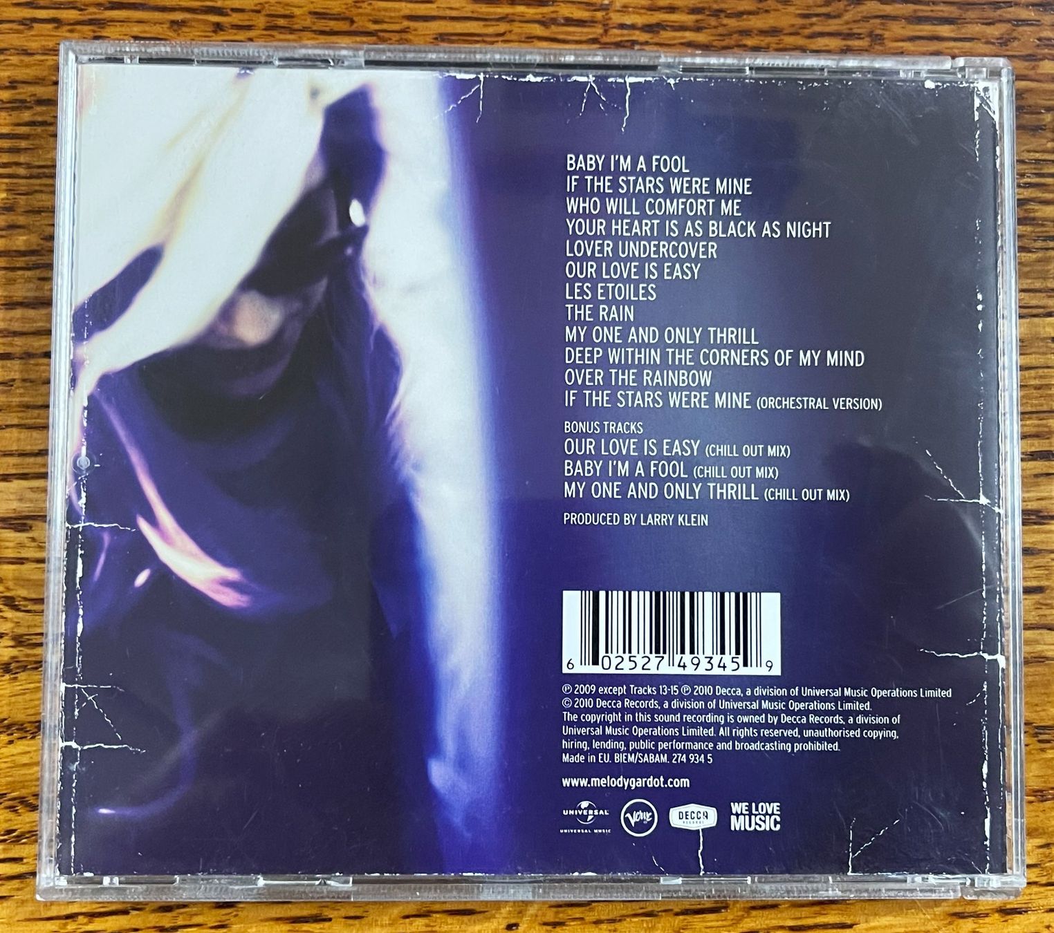 CD: MELODY GARDOT: MY ONE AND ONLY THRILL CD – Usato da Oftringen venduto da Vucki 1