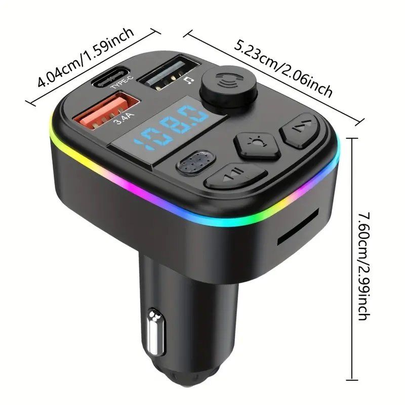 Accessori per altri veicoli: FMTransmitter Bluetooth 5 für im Auto Handy Freisprechen – Nuovo e nell'imballaggio originale da Niederbipp venduto da Aria22 2