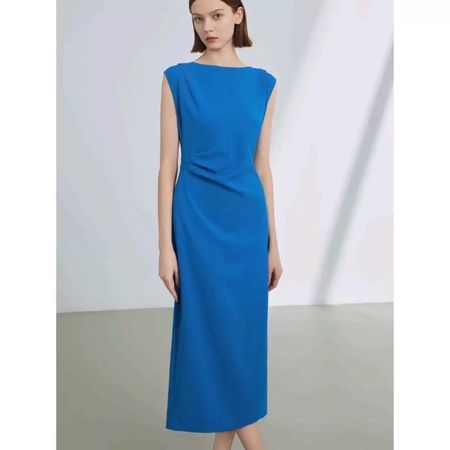 Neu Damenkleid Blau Grösse L – CHF 29