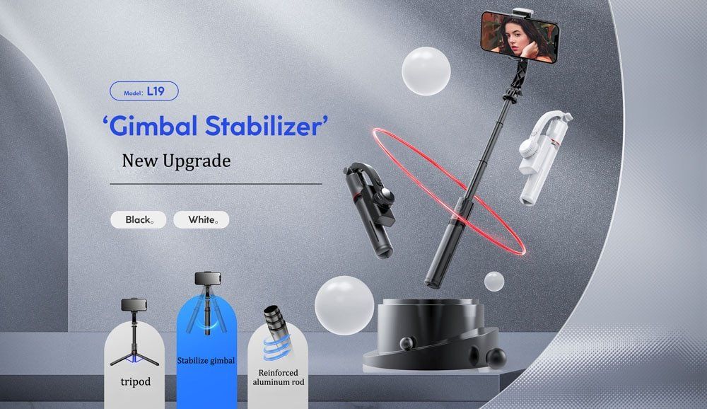 Halterungen: Stabilisator Bluetooth mit Stativ-Selfie-Stick – Neu und originalverpackt aus Unterägeri von RmOnline 1