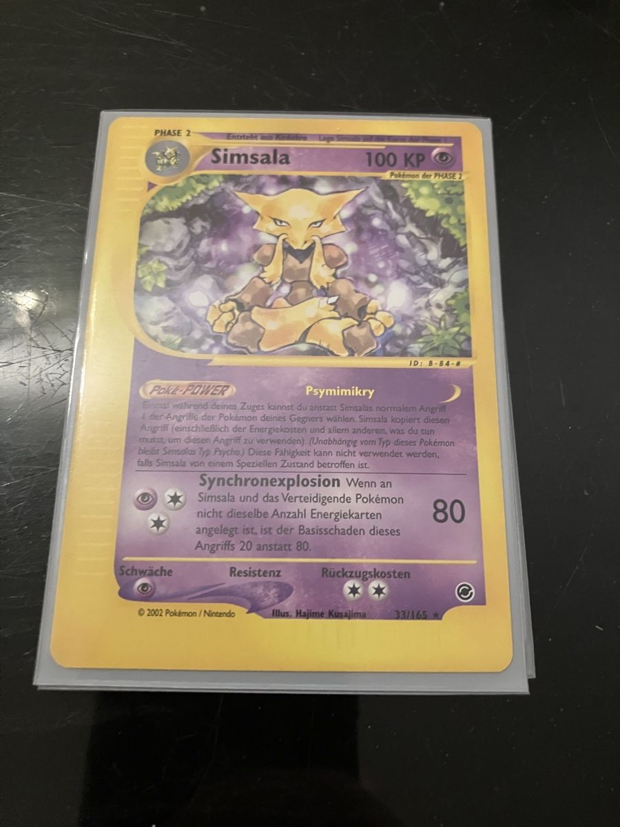 Pokémon Carte collezionabili: Pokemon Simsala, Rare, Expedition Base Set – Nuovo (secondo la descrizione) da Lyss venduto da Sandera20 1