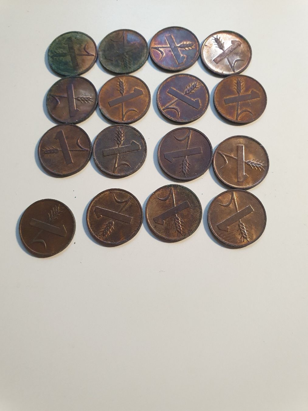 Tutti le monete: 16 Stk 1 Räppler von 1971 – Usato da Würenlos venduto da calimero095 1