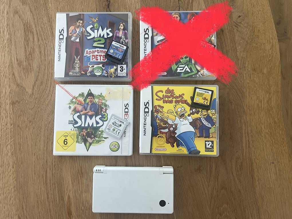 Console: Nintendo DS inkl. 4 Spiele – Usato da Langnau b. Reiden venduto da Bohna10