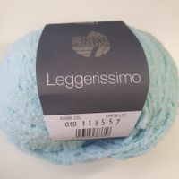 2 Kn. LEGGERISSIMO Lana Grossa Fb. 10-118557 hellblau