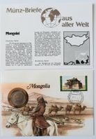 Münzbrief Mongolei 🇲🇳 1987