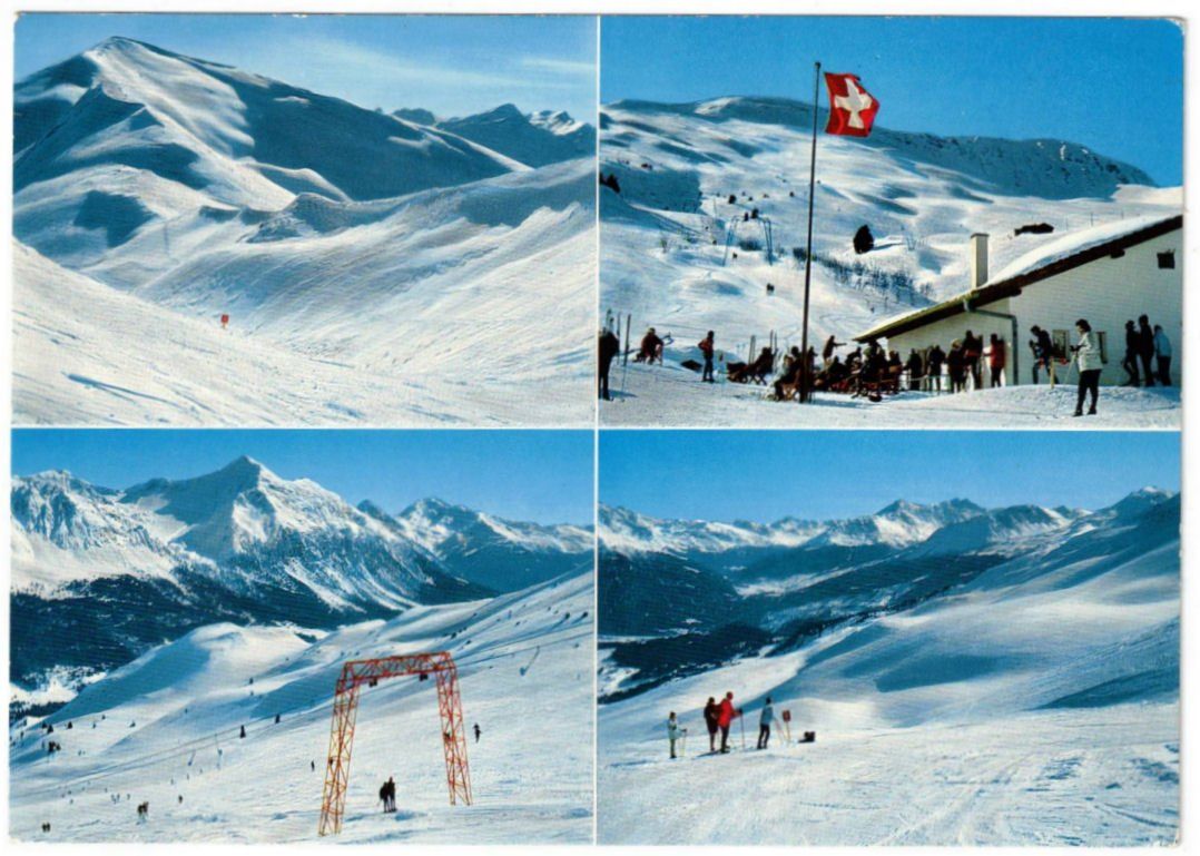 Cartoline postali: Lenzerheide - 4 Bild AK – Usato da Binningen venduto da Mountainrider