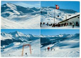 Lenzerheide - 4 Bild AK