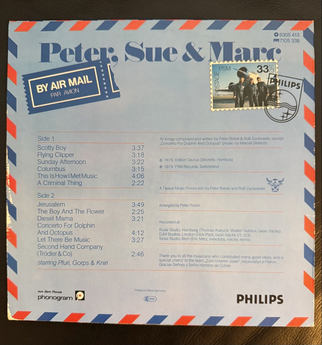 Dischi in vinile: Peter, Sue & Marc - By Airmail LP - 1979 - Schallplatte – Usato da Goldach venduto da Donpancho 1