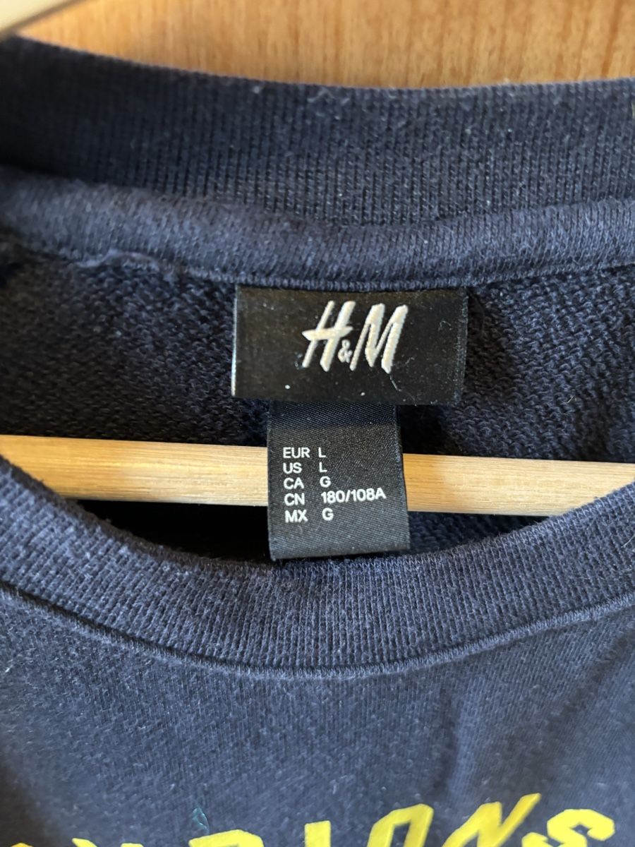 H&M Maglioni & Felpe: H&M blue pullover (size L) – Usato da Colombier VD venduto da jaredein 1