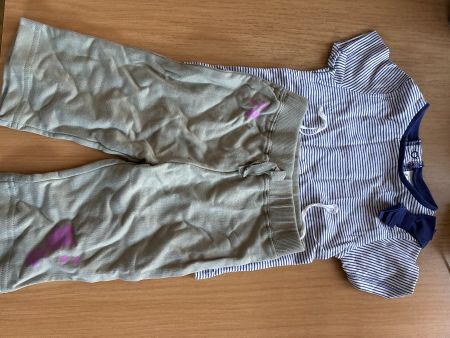 Baby Set Hose und T-Shirt gestreift