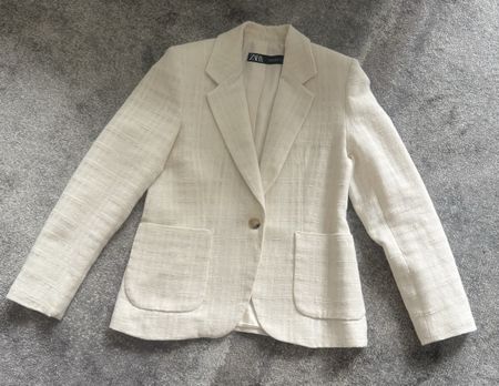 Zara Cream Blazer -  Size S