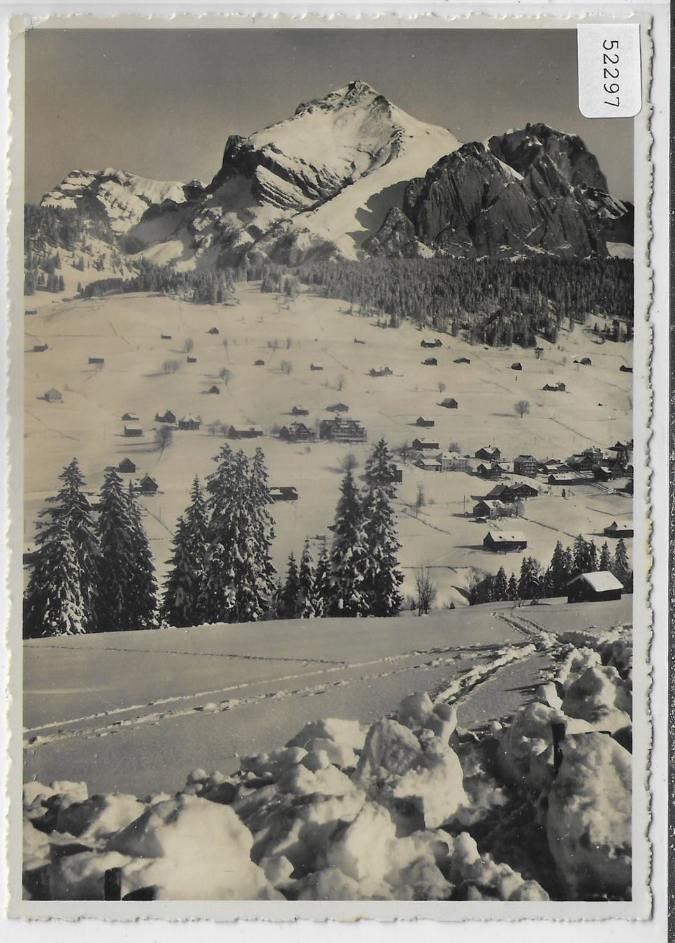 Cartoline postali: Wildhaus im Winter – Usato da Ettingen venduto da Kartenplanet
