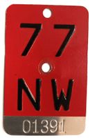 Velonummer 77, Nidwalden NW 1977