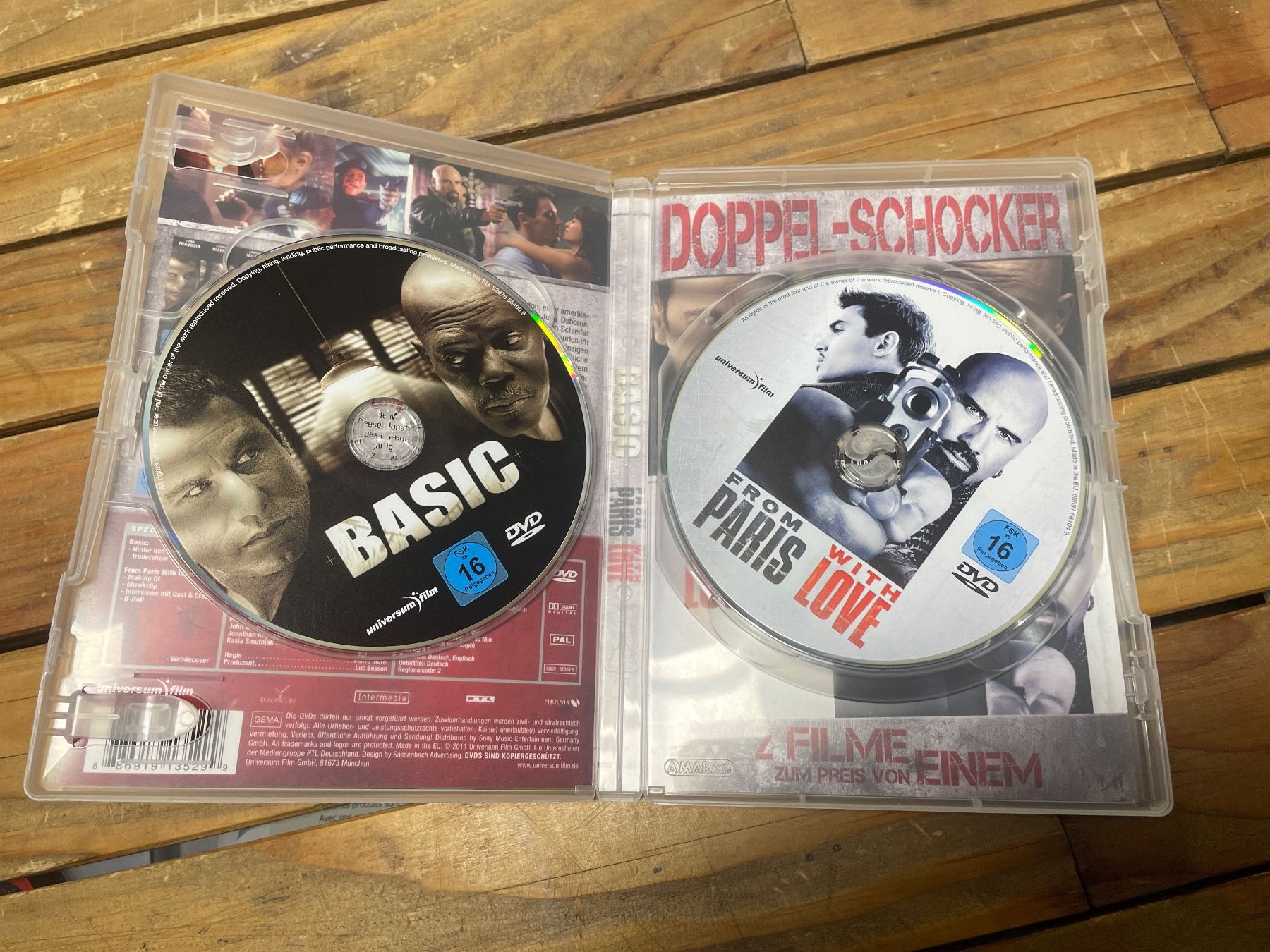 Tous les DVDs: DVD 2in1 -basic - from Paris with love (allemand – D'occasion à moudon par faucheur2 2