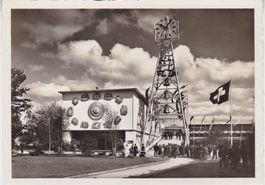 Schweiz.Landesausstellung Zürich 1939-Uhrenpavillon u. Glock