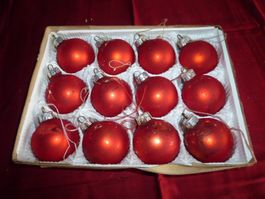 12 Weihnachtskugeln Christbaumschmuck Advent Baum Kugel Déco