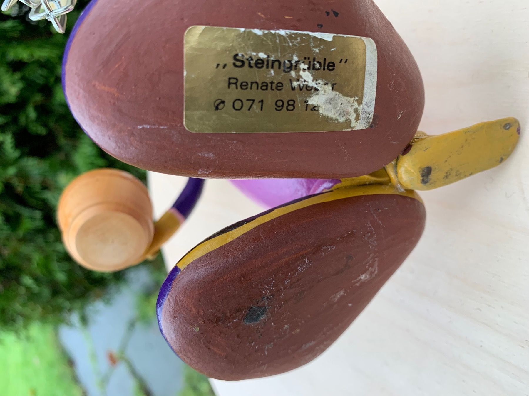 Campanacci mucche: seltene Steinfigur von Renate Weber – Usato da Feldbach venduto da Olive1 7