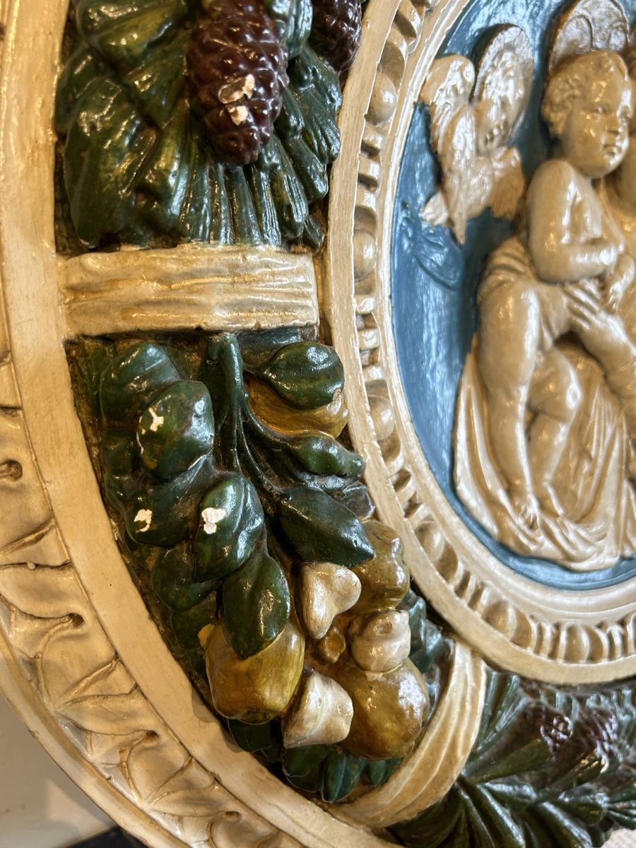 Skulpturen & Statuen: Haussegen Tondo Madonna – Gebraucht aus Riedholz von Frettchen63 5