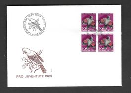 Pro Juventute Viererblock 1969