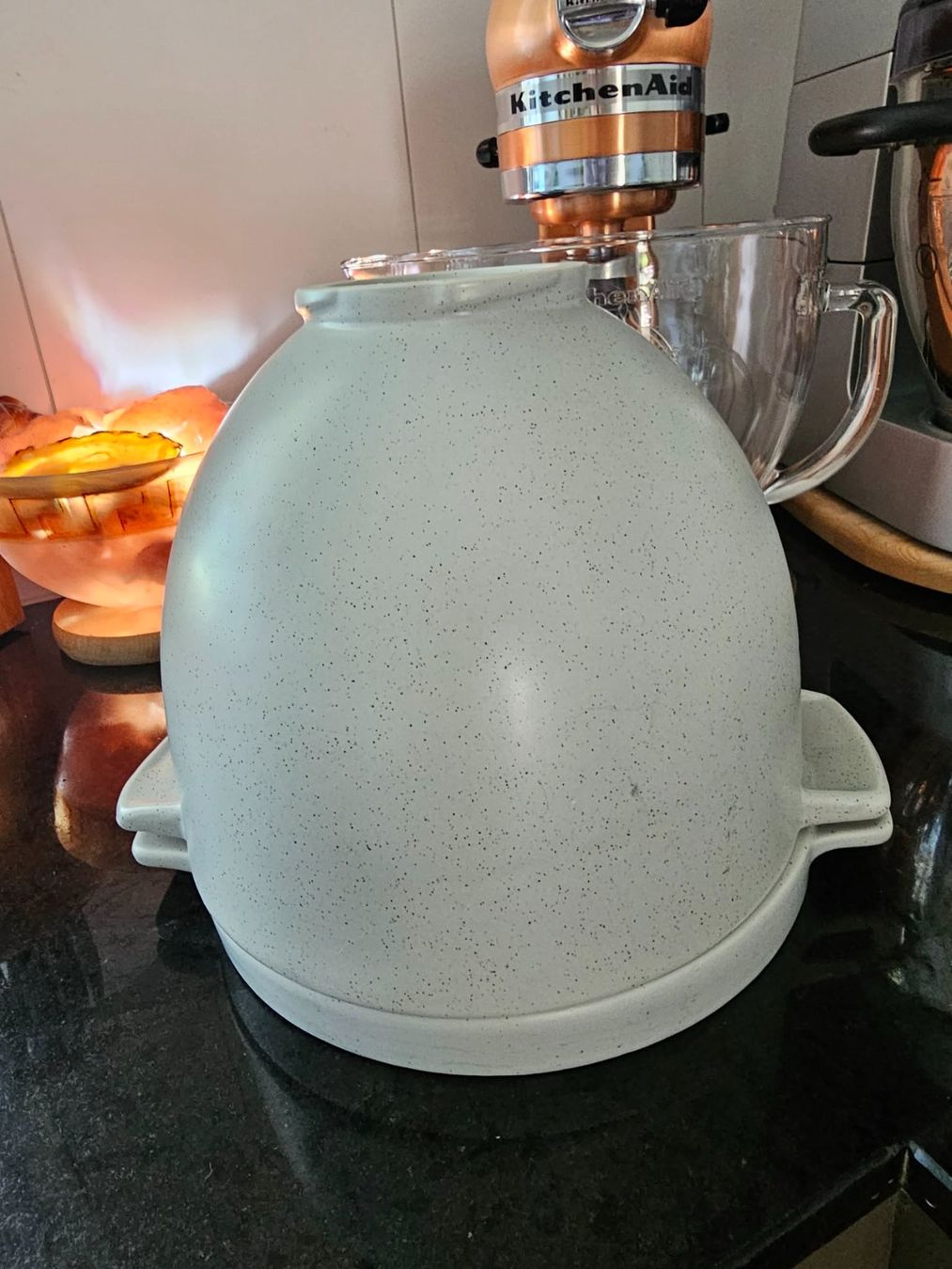 Kitchenaid Schalen: Orig. KitchenAid Brot-Backschüssel Keramik 5KSM2CB5BGS – Gebraucht aus Winterthur von BW.1994 7