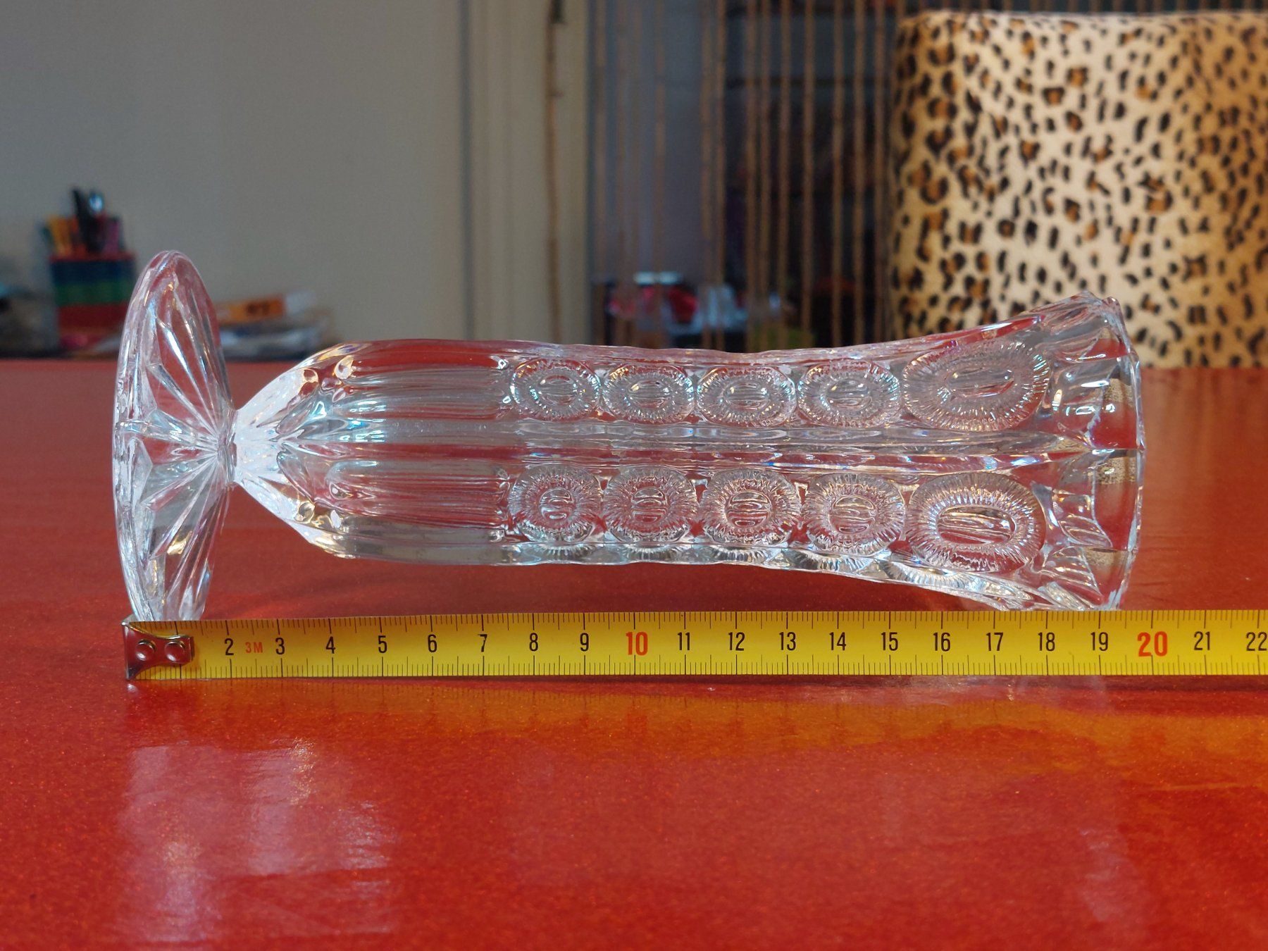 Vasi & Recipienti: Joli vase en verre sur pied – Usato da Lengnau BE venduto da Madame-Minouche 4